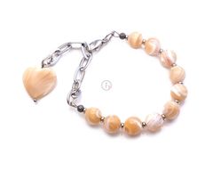 браслет из перламутра с подвеской