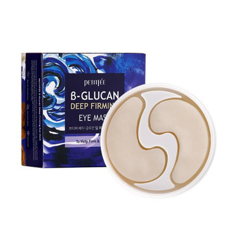 Petitfee B-Glucan Deep Firming Eye Mask укрепляющие тканевые патчи для глаз с бета-глюканом