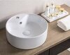 BelBagno BB1400 Раковина накладная керамическая круглая 370x370x130