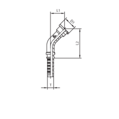 Фитинг DN 38 SFS 2 79.4 (45) CAST