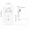 WasserKRAFT Aller 10TLT.031.ME.WH04 Встраиваемый смывной бачок