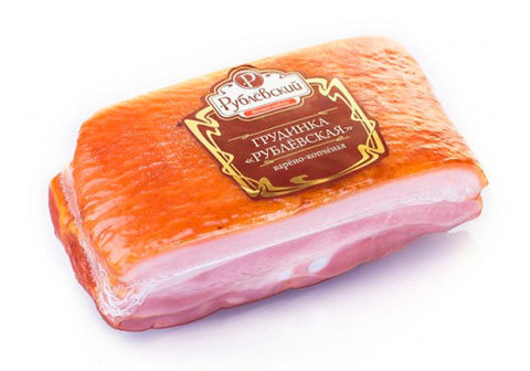 Грудинка варено-копченая "Рублевский"~300г