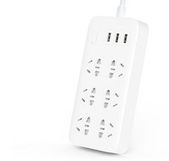 Удлинитель Xiaomi Mi Power Strip 6 (CXB6-1QM), 6 розеток, 1.8 м, 10А / 2500 Вт