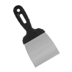 12-0-110 Шпательная лопатка нержавеющая сталь 0,5мм, пластиковая рукоятка, 100мм (РемоКолор)