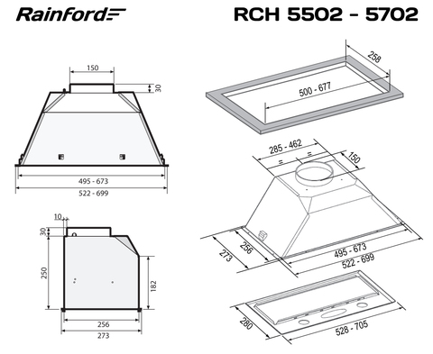 RAINFORD RCH-5502 Inox