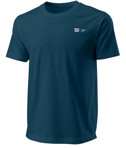 Футболка теннисная Wilson Bela Signature Tech Tee M - maritime blue