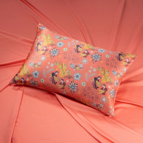Наволочка 50x70 Mollen Оммаж розово-коралловая