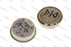 Кнопка (кнопочный модуль) BBP-R331-CMPLT-S-W-CLS-C "Закрытие", круглая, статическая белая подсветка, Брайль.