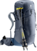 Картинка рюкзак туристический Deuter Aircontact Lite 50+10 Black-Marine - 7