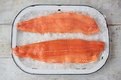 Филе горбуши на коже свежемороженое