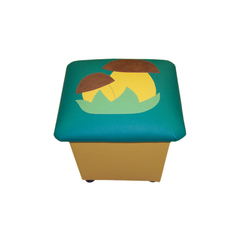 Пуфик с аппликацией Грибок