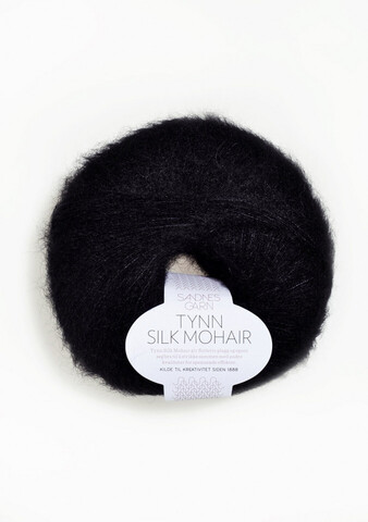 Пряжа Sandnes Garn Tynn Silk Mohair 1099 черный