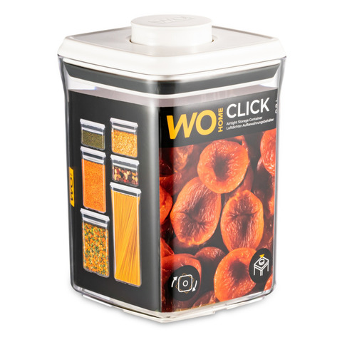 Контейнер для сыпучих продуктов 900мл Wo Home Click