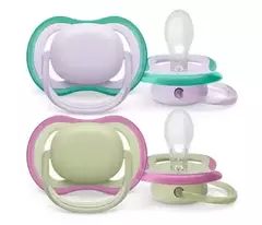 Əmzik\ ultra air soother, 0-6m, violet/green girl