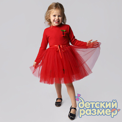Платье «вишенки» (лапша) 92-104