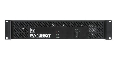 Electro-Voice PA 1250T инсталляционный усилитель, 1 x 250 Вт @ 70/100В, вес 16,5 кг, 2U