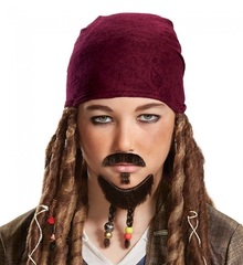 Пираты Карибского моря борода и усы Джека Воробья
