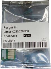 Чип драм-юнита для KONICA MINOLTA Bizhub C220/C280/C360 (CET) CMY, (WW), 90000 стр., CET8314