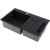 Omoikiri 4997047 Мойка Akisame 86-2-GB Side нерж.сталь/графит