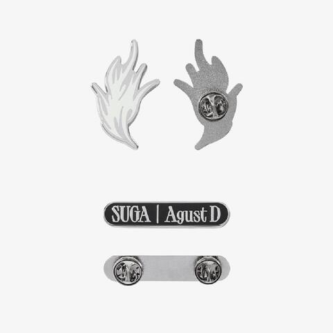 Сет пинов Agust D D-Day Tour Badge Pin Set