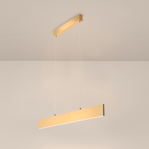 Подвесной светодиодный светильник Maytoni Step P010PL-L23G4K золото