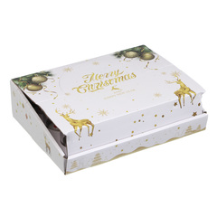 Свеча новогодняя в стеклянном стакане 5x6 см