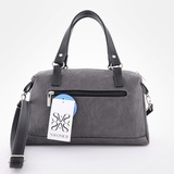 Сумка Саломея 130 македония серый + черный