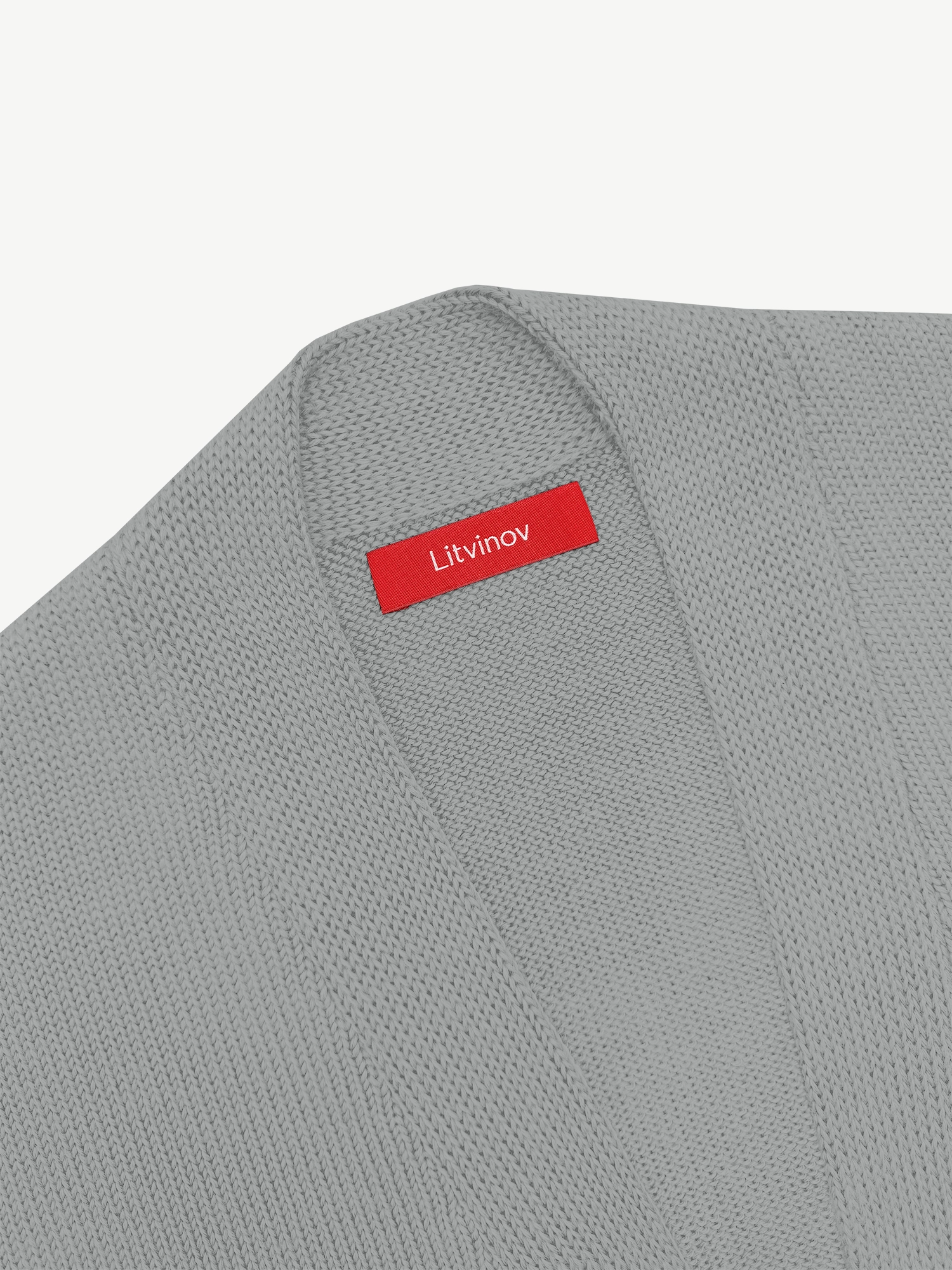 Кардиган с планкой из мягкой шерсти