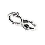 Листья, двойное серебряное звено