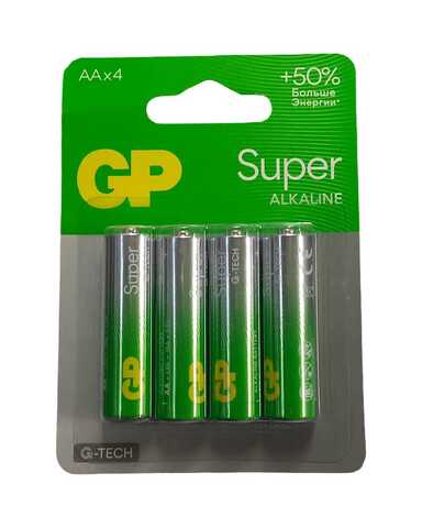 Эл.пит. GP15A-2CR4 (Super Alkaline 4шт.)
