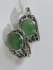 Каскад (серьги из серебра)