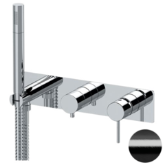 Remer X97D3WBCFP Смеситель для душа Remer X Style X97D3WBCFP, черный брашированный хром фото