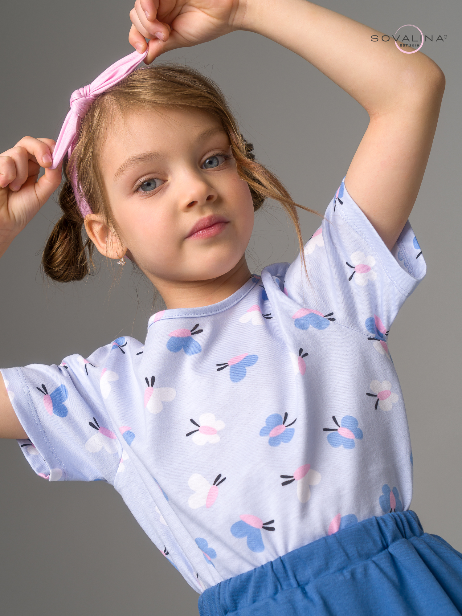 Костюм Мальвина SG синие бабочки-синий