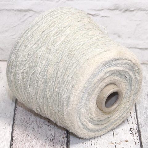 Хлопок фасонный BE MI VA / MUSK 180 серо-зеленый с бежевым