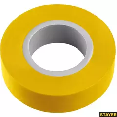 STAYER PROTECT-20, 19 мм х 20 м, 5 000 В, желтая, изолента ПВХ, Professional (12292-Y)