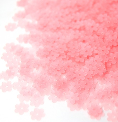 Пайетки плоские roselline 5 мм. Rossa (366F)