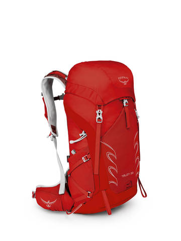 Картинка рюкзак туристический Osprey Talon 33 Martian Red - 1