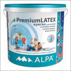 Краска для внутренних работ ALPA Premiumlatex База С (Прозрачный)