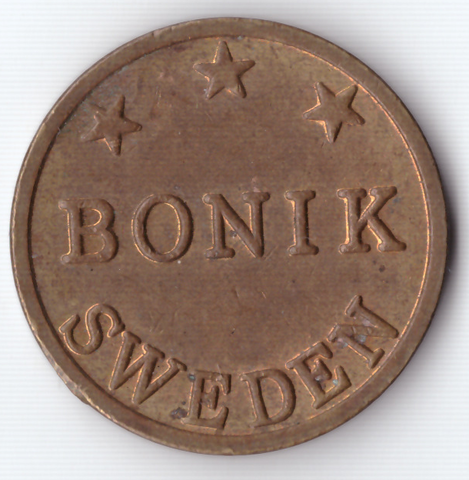 Игровой жетон BONIK SWEDEN VF