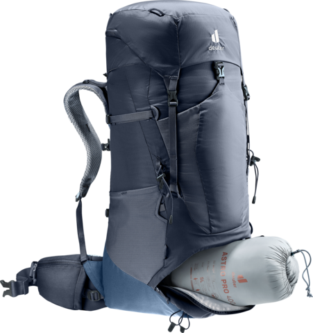 Картинка рюкзак туристический Deuter Aircontact Lite 50+10 Black-Marine - 8