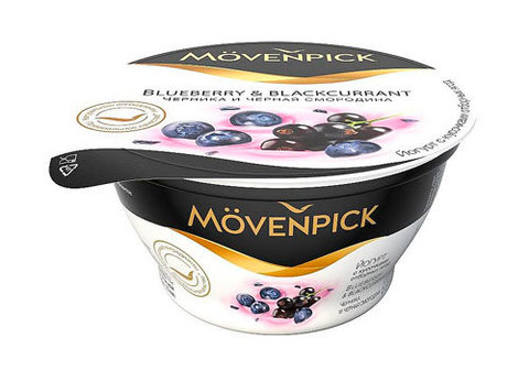 Йогурт Movenpick черника и смородина, 140г