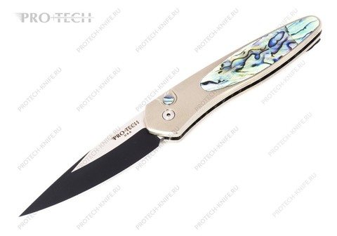 Нож Pro-Tech Newport Titanium Custom Abalone