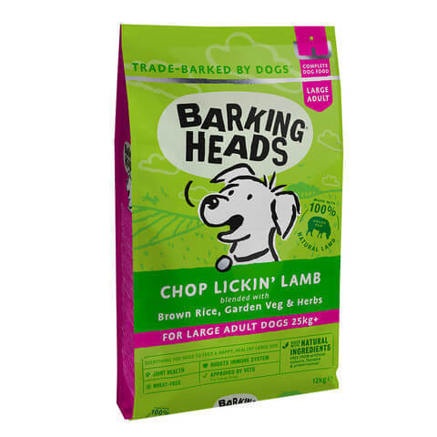 купить Баркинг Хедс сухой корм Barking Heads для собак крупных пород с Ягненком и рисом Мечты о ягненке