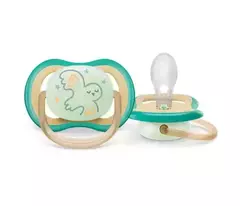 Əmzik\ ultra air soother nighttime, 0-6m, deco neutral, 1-pack