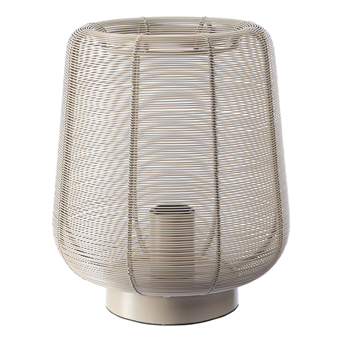 Лампа настольная Vinger, 22х26 см, бежевая