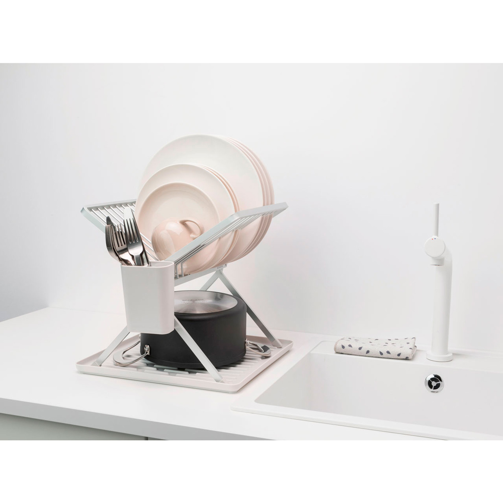 Складная сушилка для посуды, Светло-серый, арт. 139383 - фото 6