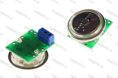 Кнопка (кнопочный модуль) ВКЛ13А-7-4И "5 этаж", круглая, с кодом Брайля