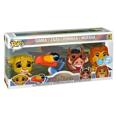 Набор фигурок Funko POP! Disney Lion King (Glitter Exc) (4 Pack)