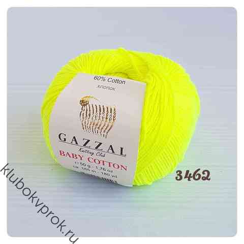 GAZZAL BABY COTTON 3462, Желтый неон