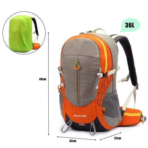 Картинка рюкзак туристический Ai One 9860 Gray-Orange - 2